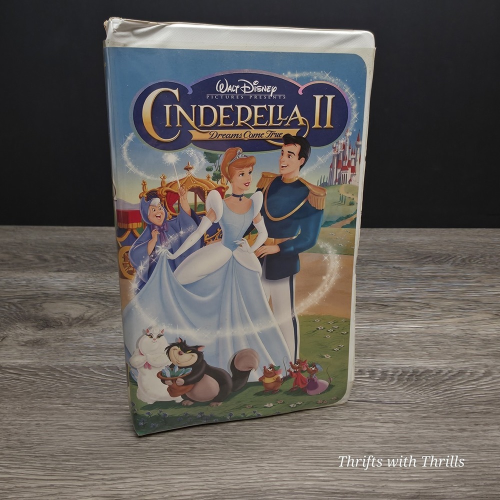 Disney's Cinderella 2 - Dreams Come‎ True (VHS, 2002) - Clamshell